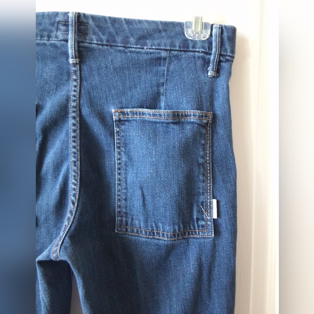 Mother Women's Blue Flare Jeans - Picture 10 of 15